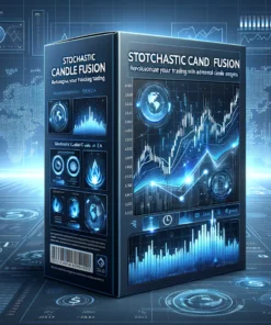 Graphical interface of Stochastic Candle Fusion Expert Advisor on MT4, showcasing candlestick charts and Stochastic Oscillator.